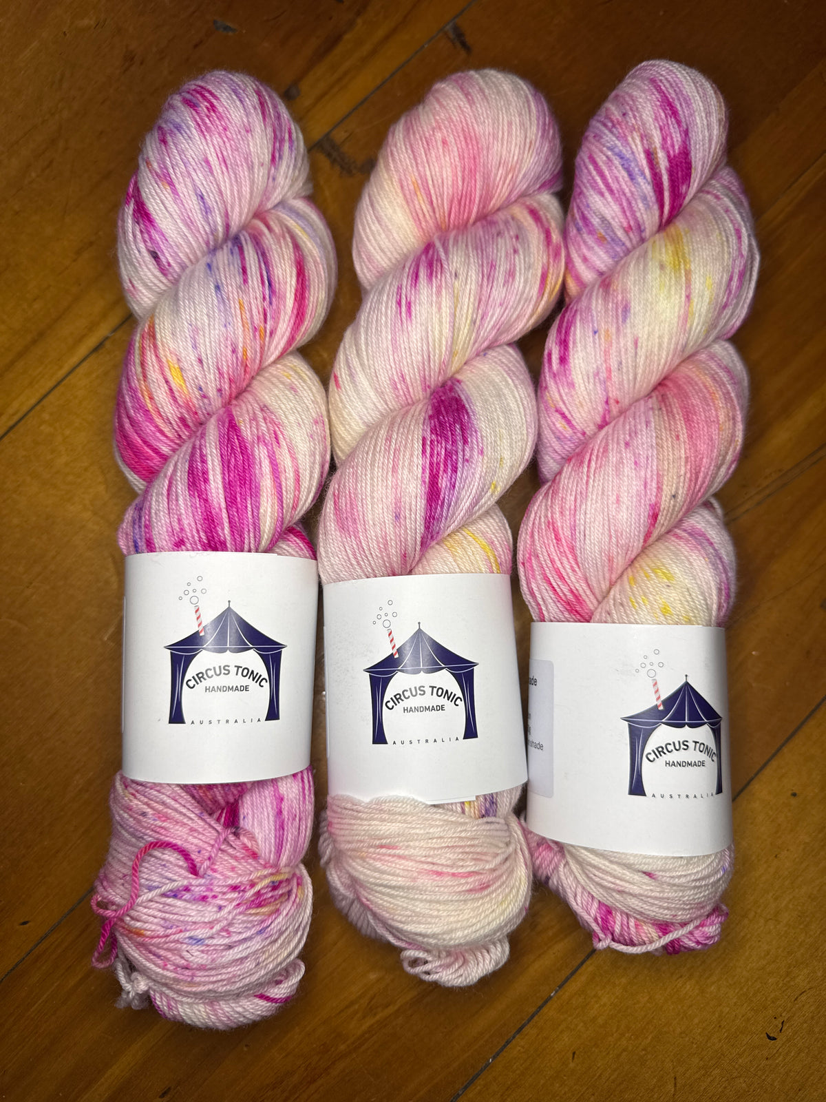 Jubilee Sock - Circus Tonic Handmade Yarn - Sunrise