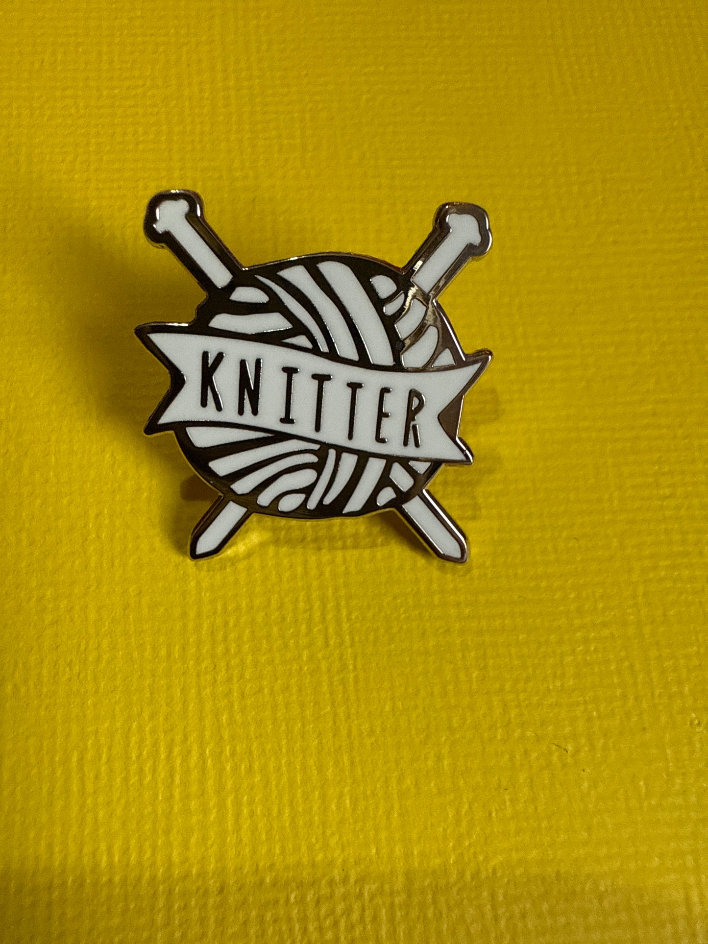 Enamel Pin - Knitter