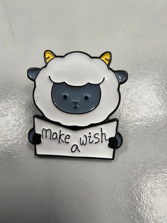 Enamel Pin - Sheep - Make a Wish