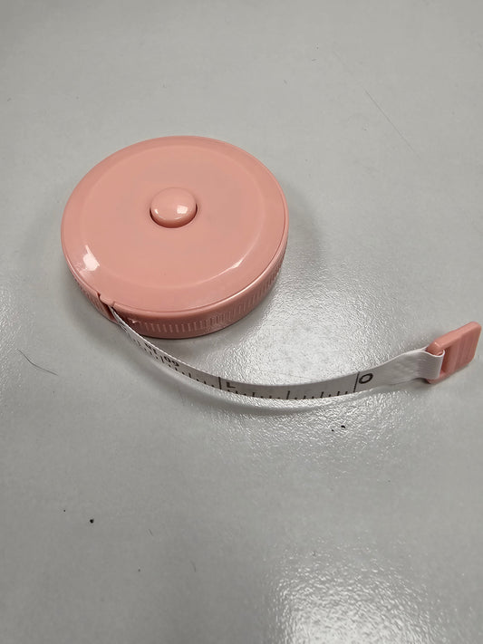 Tape Measure - Retractable 150cm - Pastel Pink