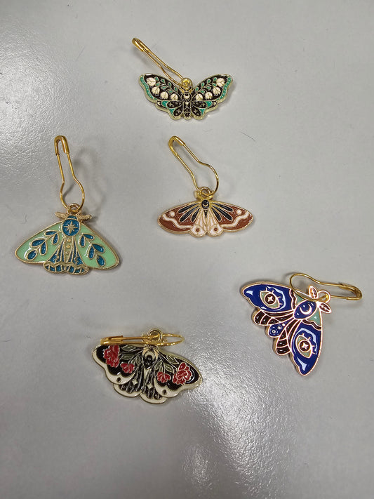 Stitch Markers - Moths