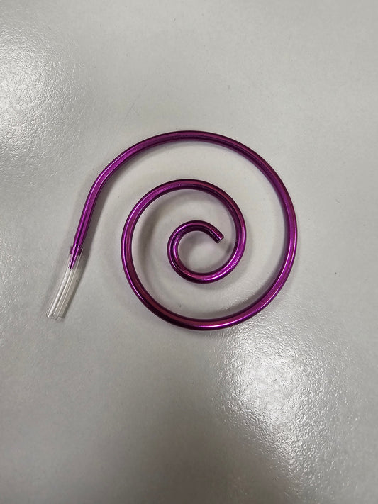 Cable Needle - Spiral - Purple