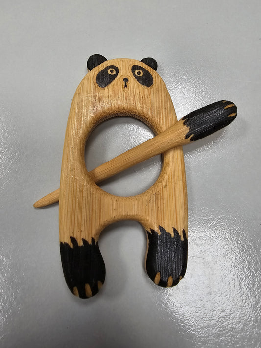 Shawl Pin - Panda