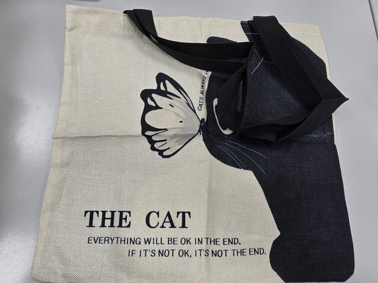 Tote Bag - Butterfly and Cat