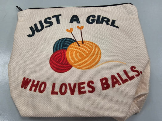 Craft/Notions Pouch - Just a Girl