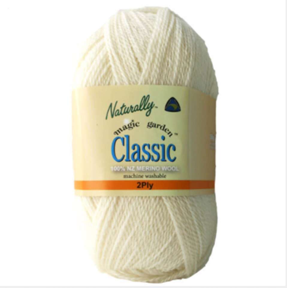 Naturally - Merino Classic 2 Ply - #849 Cream