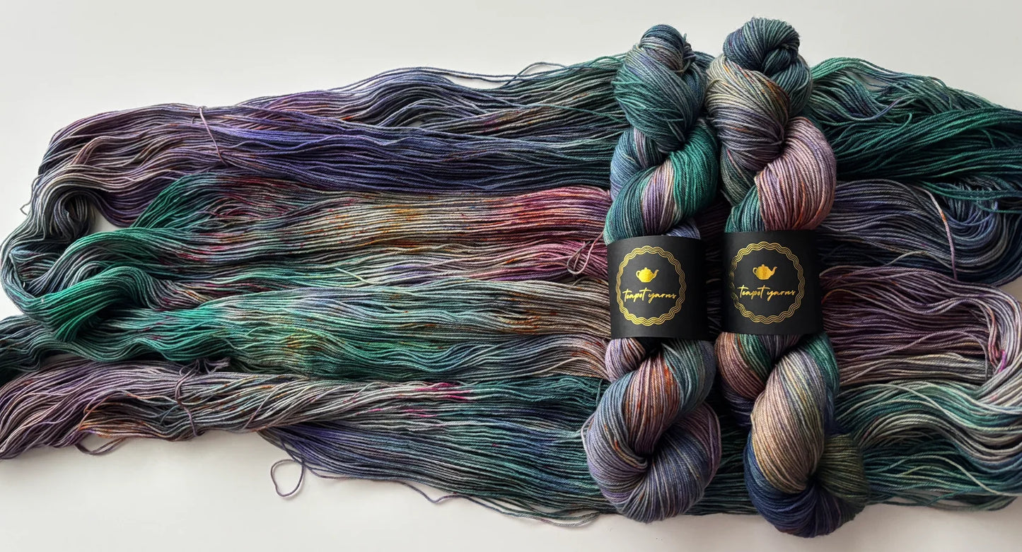 Mermaid Pool - Merino Sock - Teapot Yarns