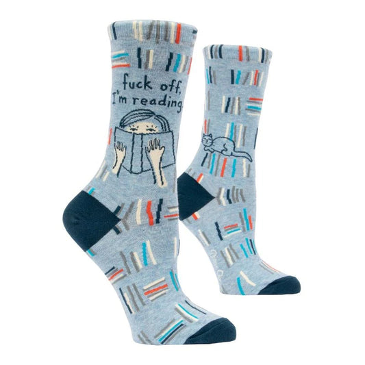 Blue Q - Ladies Socks - F%$* off I'm Reading