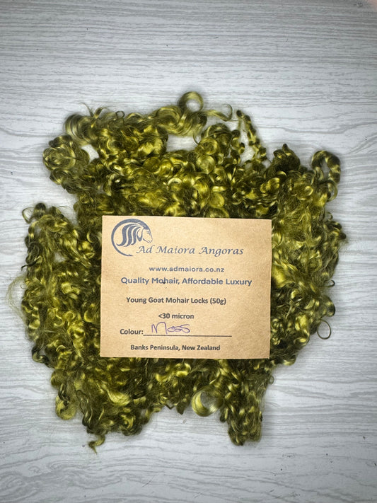Ad Maiora - Mohair Locks 50gm - Moss