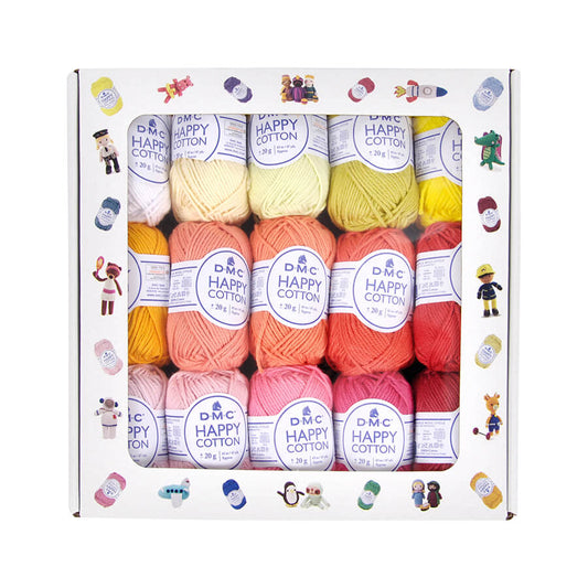 DMC Happy Cotton - 30x 20g box assorted