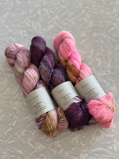 Garter Party Yarn Kit - Pressed Flowers