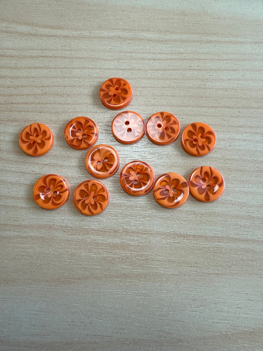 Button Pack - Brights - Orange