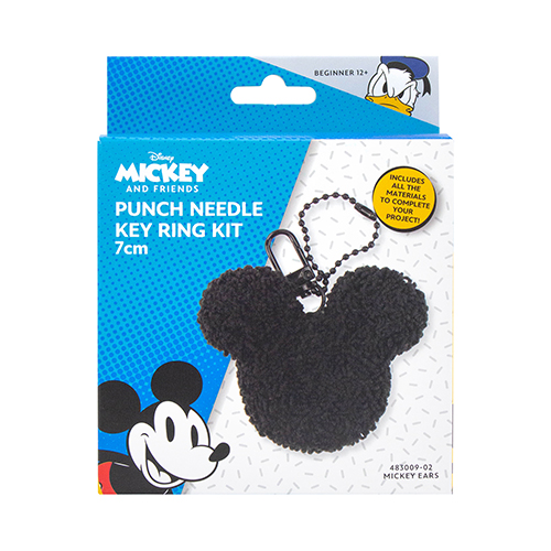 Punch Needle Key Ring Kit - Mickey Ears