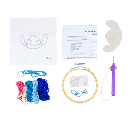 Punch Needle Key Ring Kit - Stitch