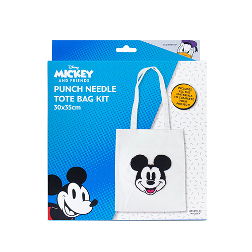 Punch Needle Tote Bag Kit - Mickey Mouse