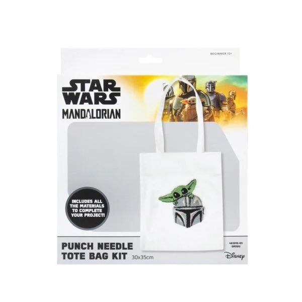 Punch Needle Tote Bag Kit - Grogu