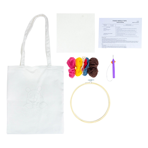 Punch Needle Tote Bag Kit - Winnie the Pooh