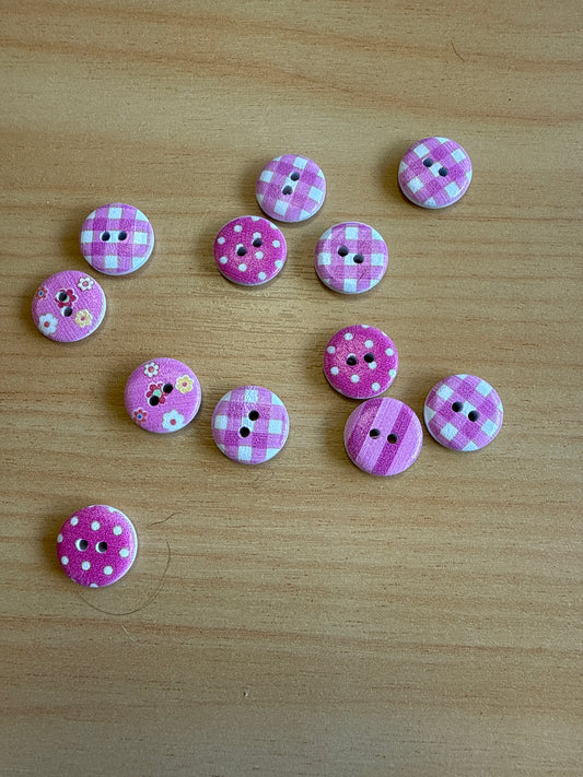 Button Pack - Colour Mix 6