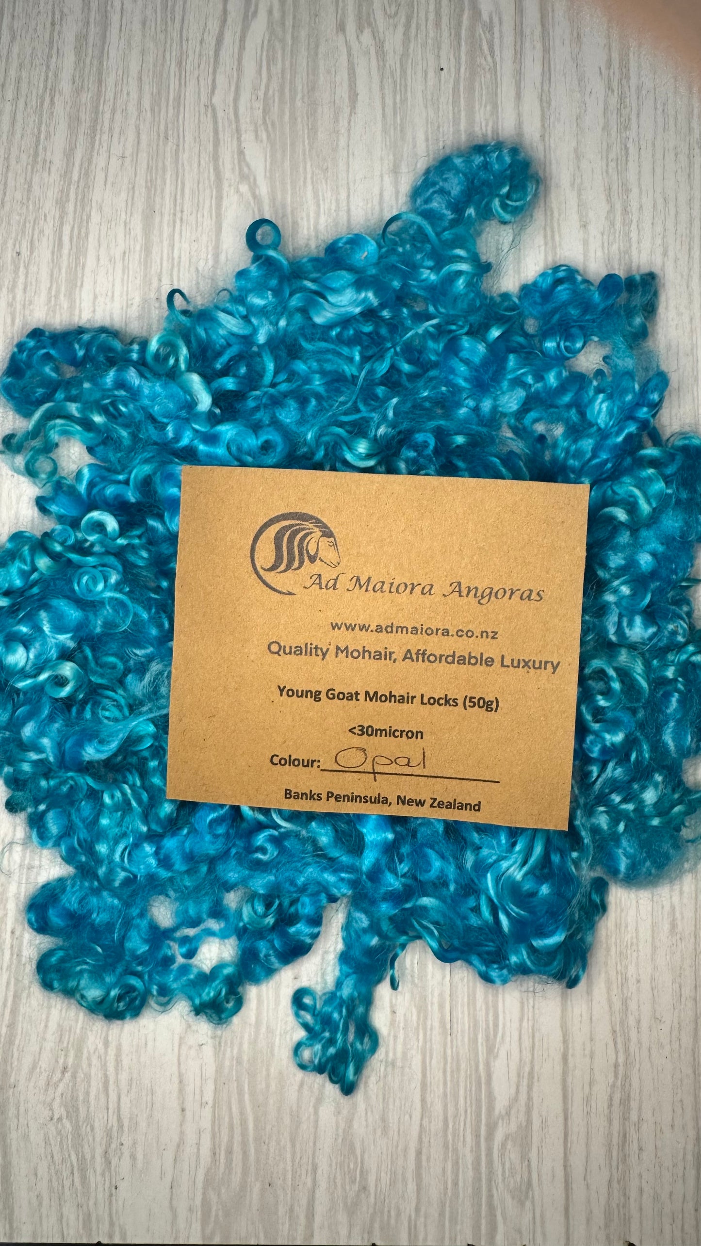 Ad Maiora - Mohair Locks 50gm - Opal