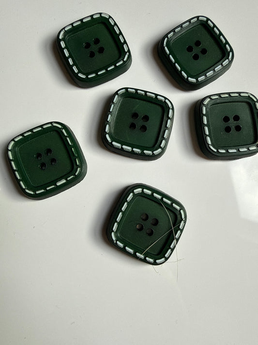 Buttons - Vintage Green #2