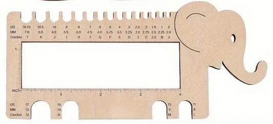 Gauge Tool - Needle/Hook and Swatch Gauge