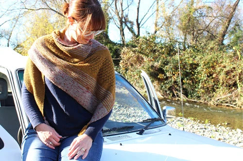 Etosha Shawl - Hanging Rock Roost - PRINTED PATTERN