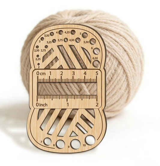 Gauge Tool - Needle/Hook and Swatch Gauge