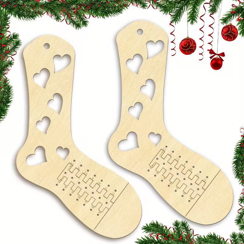 Sock Blockers - Wooden (pair) - Hearts