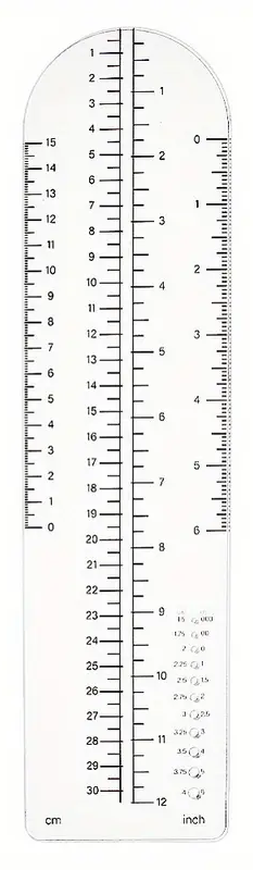 Sock Ruler/Needle Gauge - 32cm