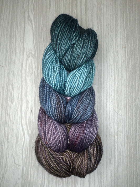 Oceania - 5 x Mini Skein Braid Sock Set - Yarnfloozy