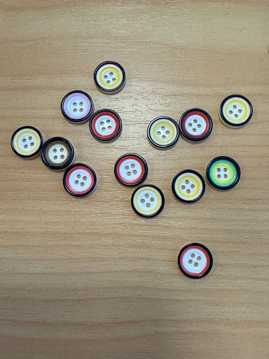 Buttons - Mix (2) 10mm