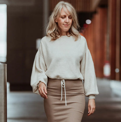 Gather Sleeve Sweater - Purl Foundry