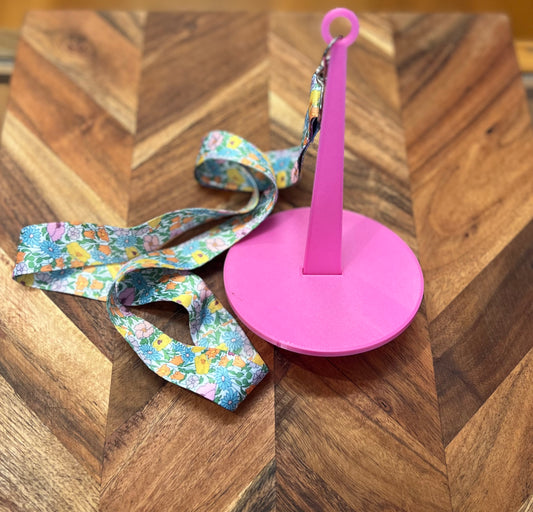 Yarn Holder - 3D Colour Printed - Yellow Floral