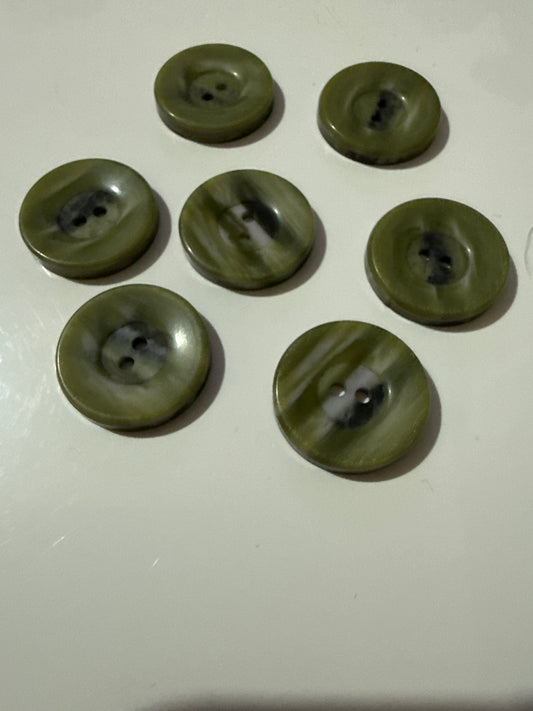 Buttons - Vintage Green #31
