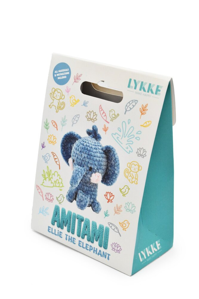 Ellie the Elephant - Amitami Crochet Kit - Lykke