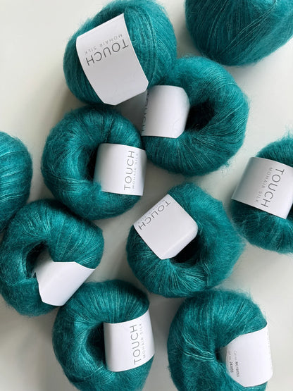 Emerald Green - Mohair Silk - Touch Yarn