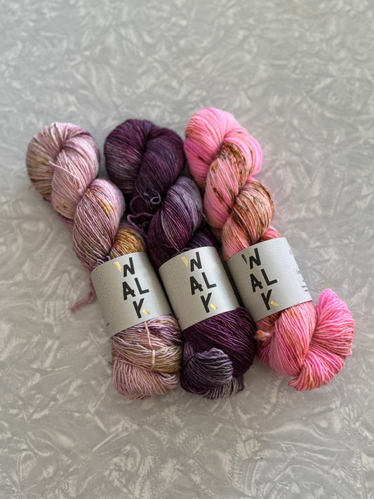 Garter Party Yarn Kit - Pressed Flowers