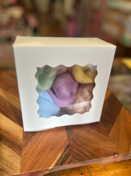 Needle Felting Corriedale Pack - Pastel