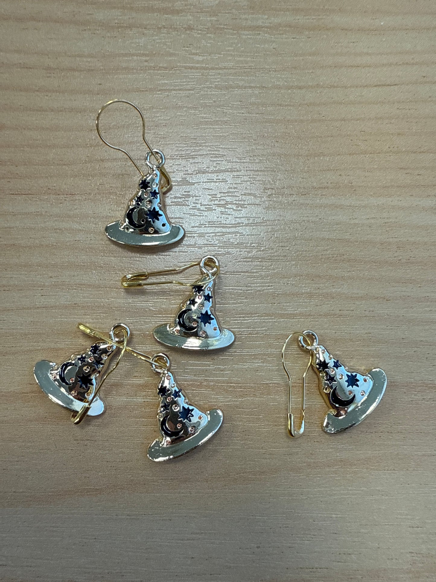 Stitch Markers - Wizard Hats