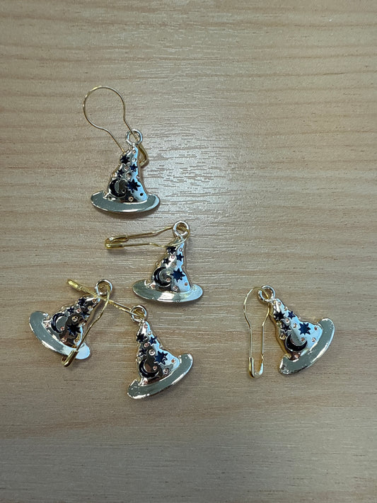 Stitch Markers - Wizard Hats