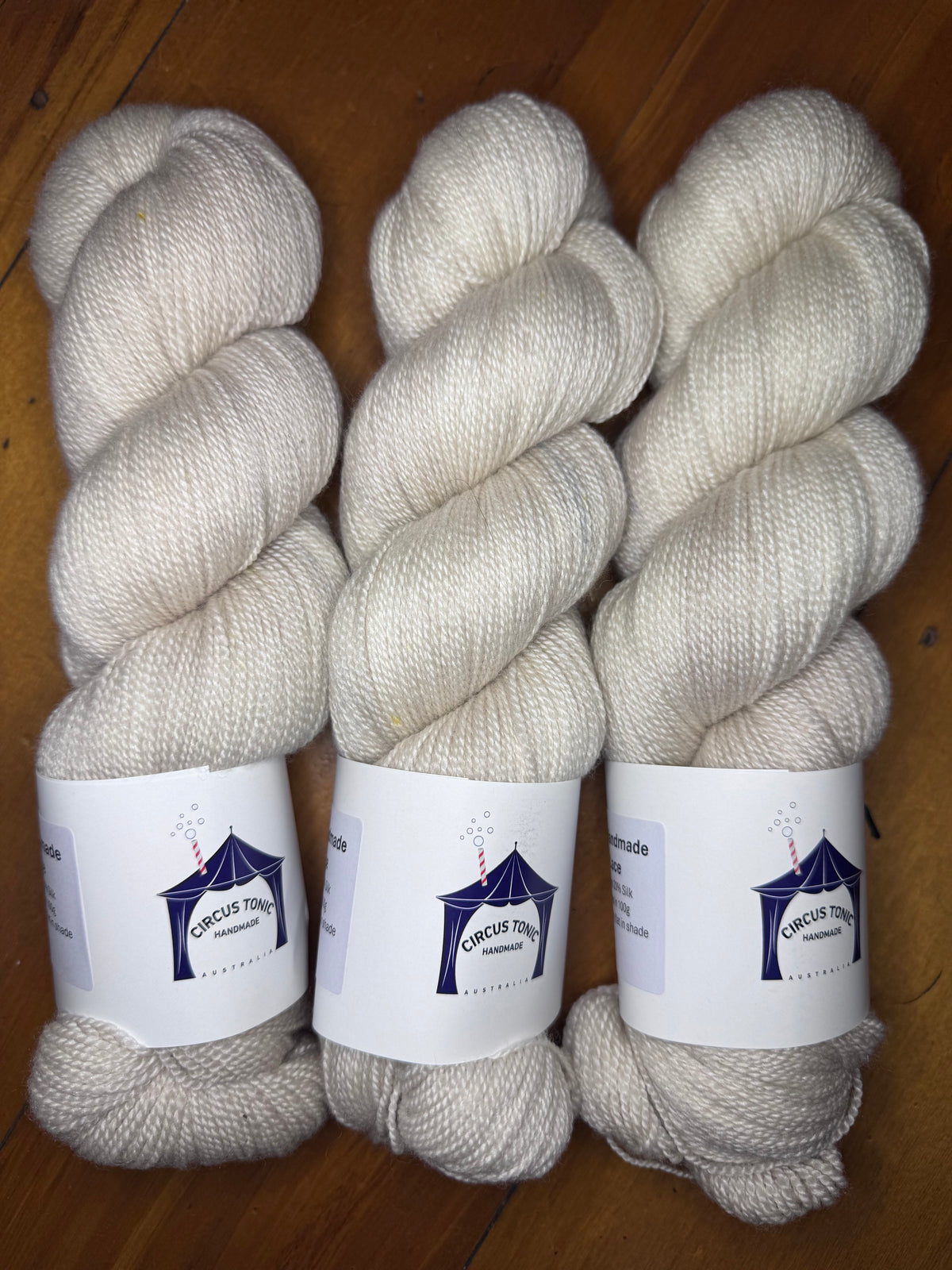 Hoshuku Lace - Circus Tonic Handmade Yarn - Almond