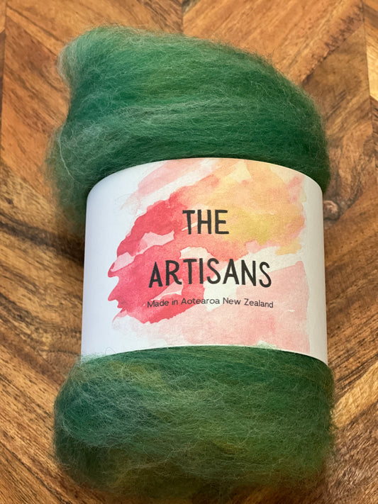 Artisan Wool Batts - Green Fingers