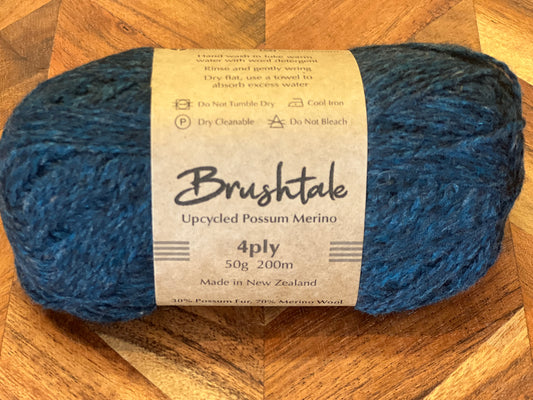 Brushtale - 4-Ply Upcycled Possum Merino - Shadow 744