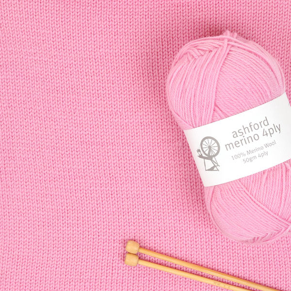 Ashford - Flamingo - Merino 4 Ply