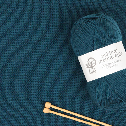 Ashford - Peacock - Merino 4 Ply