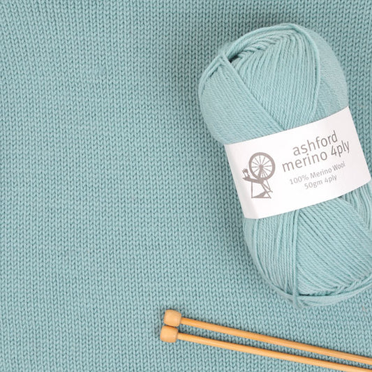 Ashford - Duck Egg - Merino 4 Ply