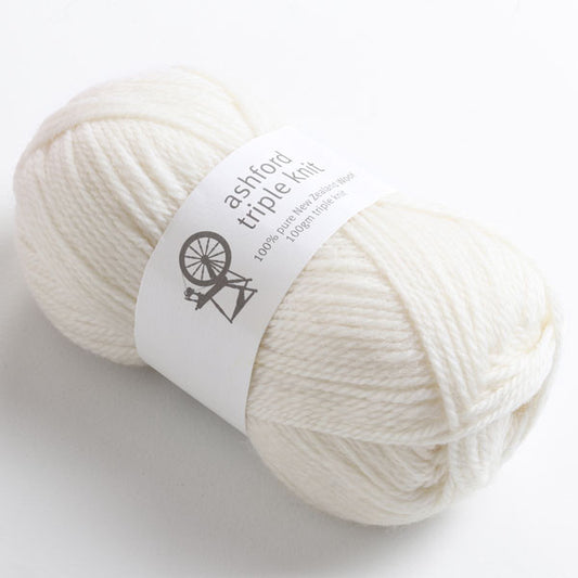 Ashford - Snow - Triple Knit