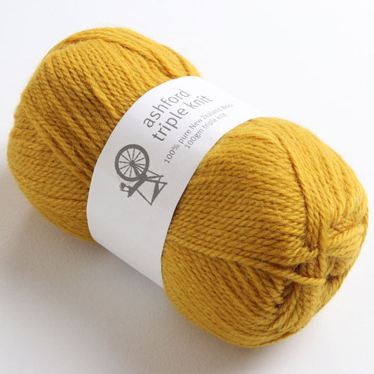 Ashford - Old Gold - Triple Knit