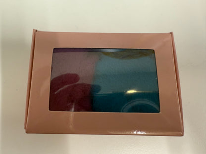 Needle Felting Corriedale Box Small - Blue/Pink #1