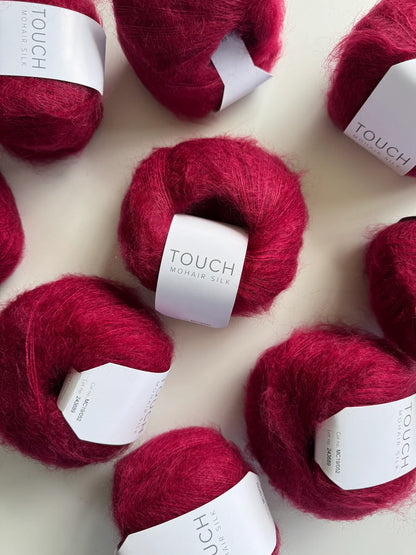 Rata Red - Mohair Silk - Touch Yarn
